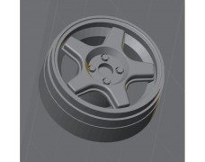 Wheels – Revolution RFX for Peugeot 205 GTI Rally - 3D print 1/24